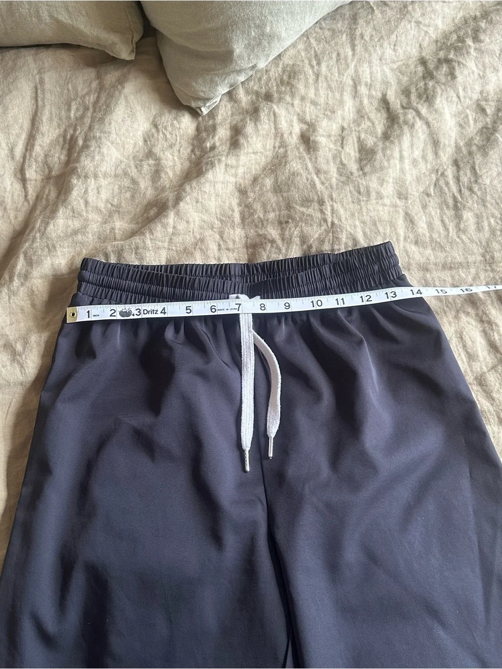 Women’s black Drawstring Wide-Leg Pants